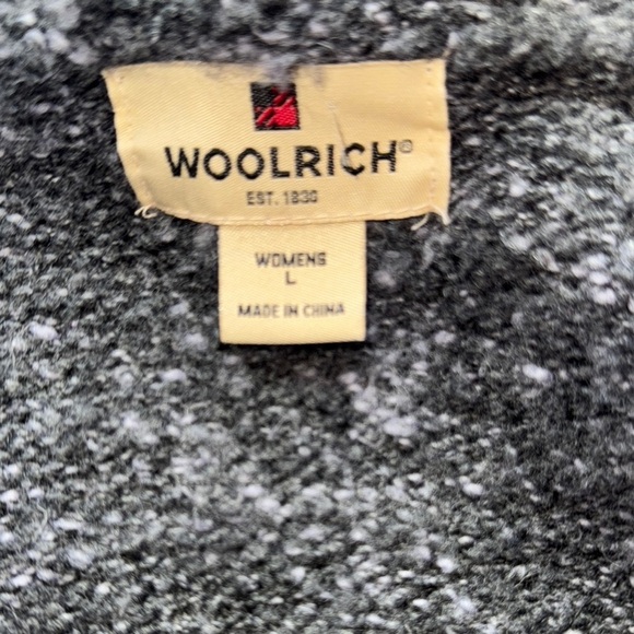 Woolrich Gray and White Cozy Cardigan Sweater - Picture 8 of 9